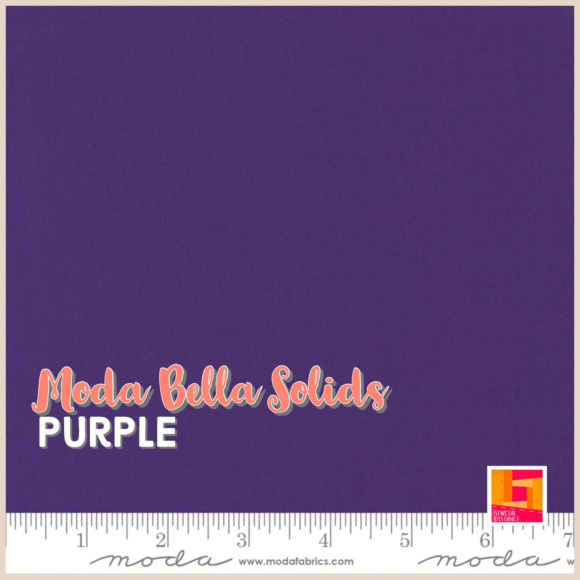 Moda Fabrics-Bella Solids-Purple