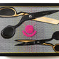 LIMITED EDITION! Tula Pink Limited Edition Black & Gold Scissor Tin