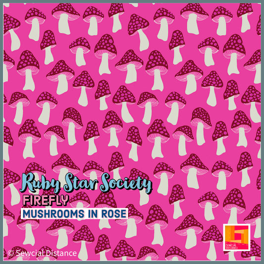 Ruby Star Society-Firefly-Mushrooms in Rose