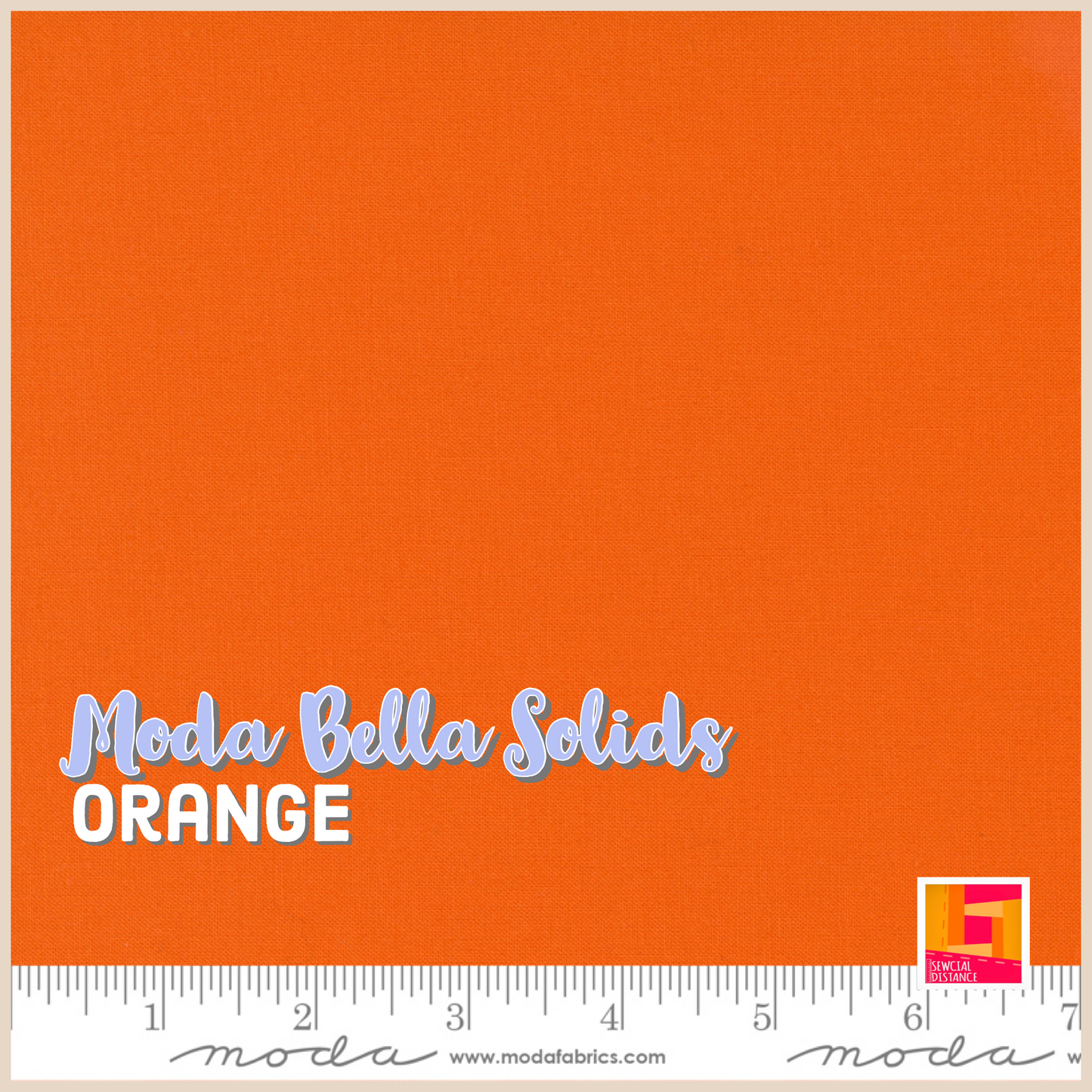 Moda Fabrics-Bella Solids-Orange