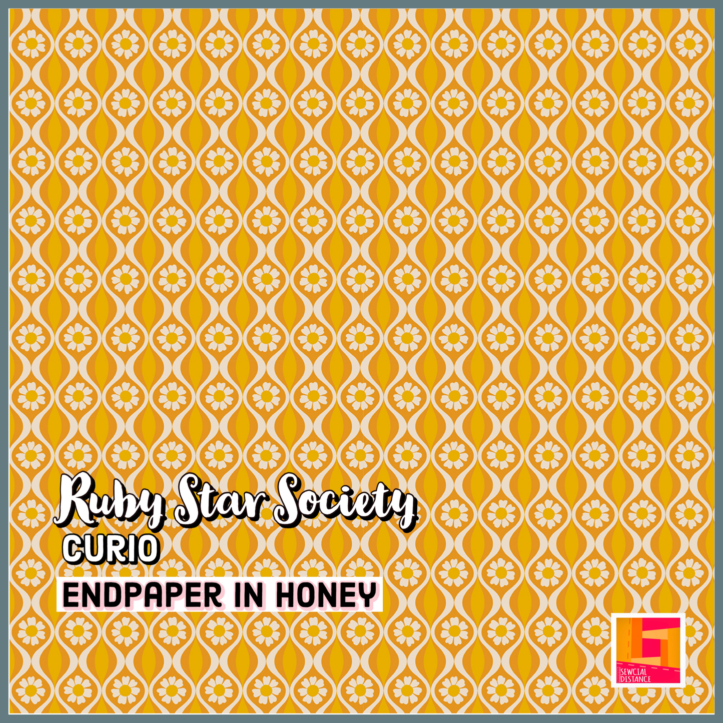 Ruby Star Society-Curio-Endpaper in Honey