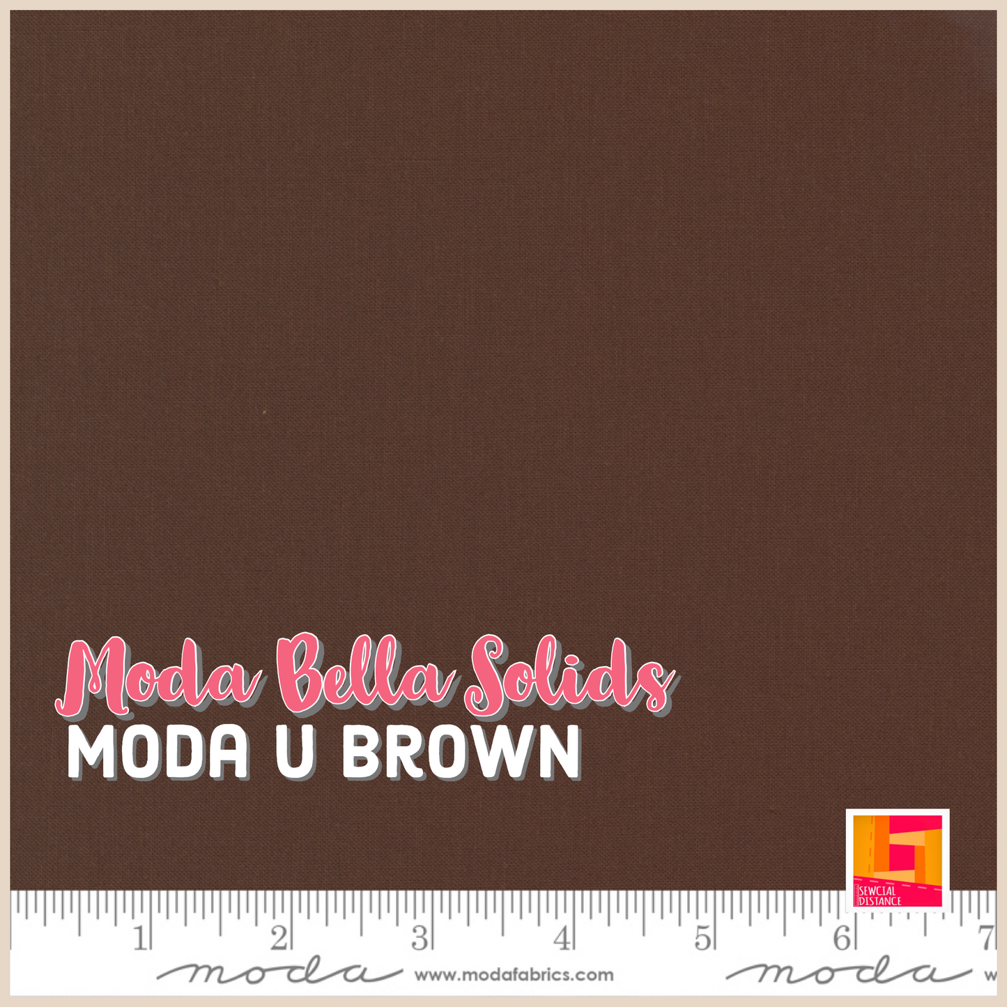 Moda Fabrics-Bella Solids-Moda U Brown