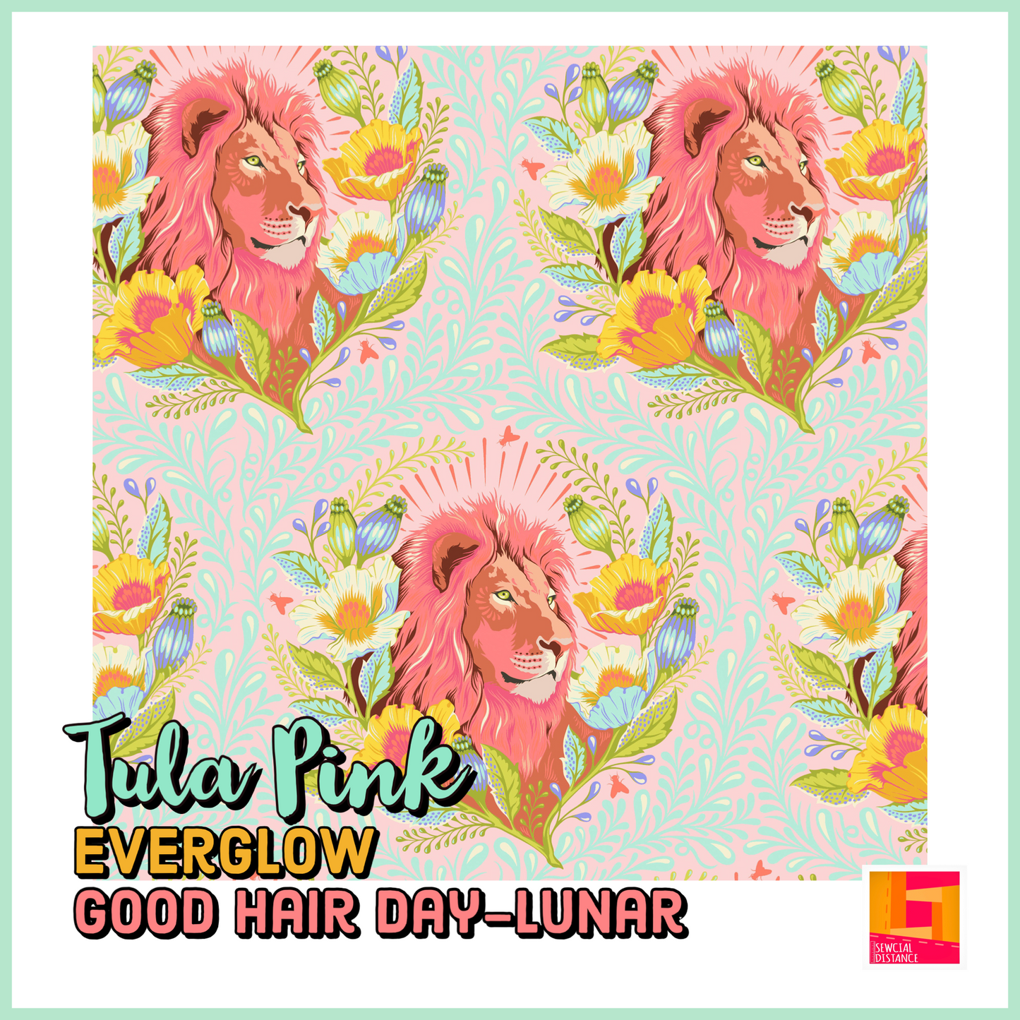 Tula Pink-Everglow-Good Hair Day-Lunar
